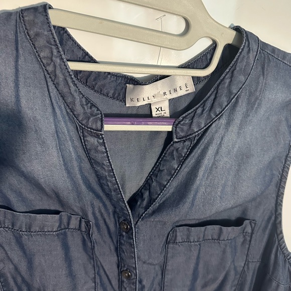 Kelly Renee Blue Romper, XL - Picture 5 of 6